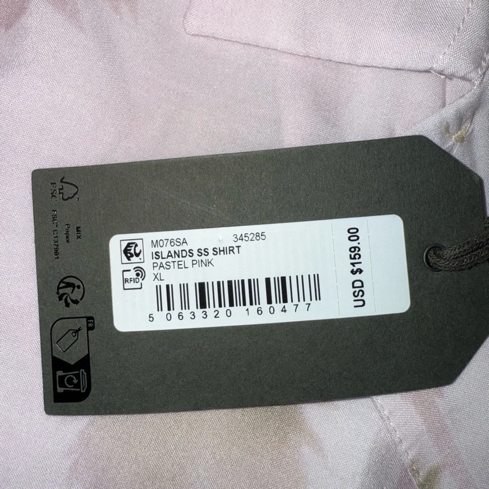All Saints Pastel Pink Button Up Shirt - Picture 7 of 9